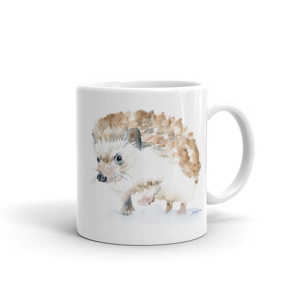 Hedgehog Watercolor Coffee Mug