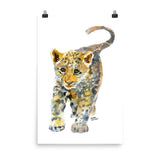 Baby Jaguar Watercolor Print
