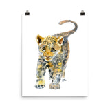 Baby Jaguar Watercolor Print