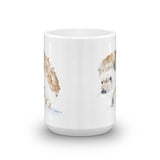 Hedgehog Watercolor Coffee Mug