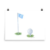 Golf Ball Watercolor