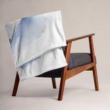 Dove Watercolor Throw Blanket