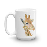 Giraffe Watercolor Coffee Mug