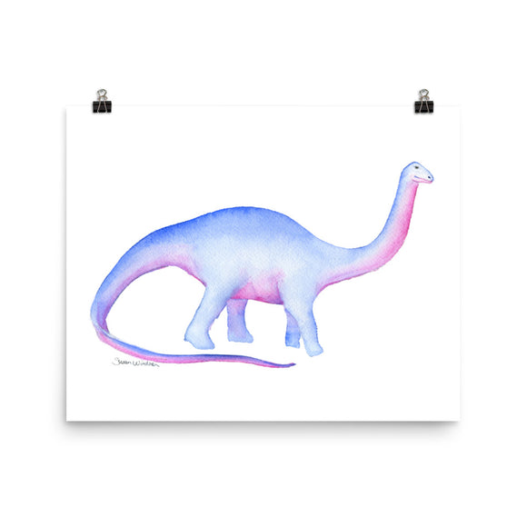 Apatosaurus Watercolor