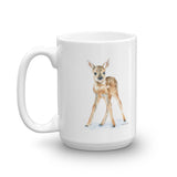 Deer Fawn Watercolor Coffee Mug