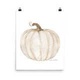 White Pumpkin with sepia finish