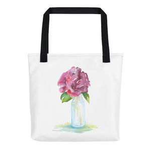 Rose in a Vase Tote Bag