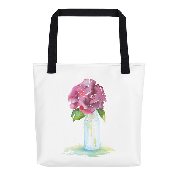 Rose in a Vase Tote Bag