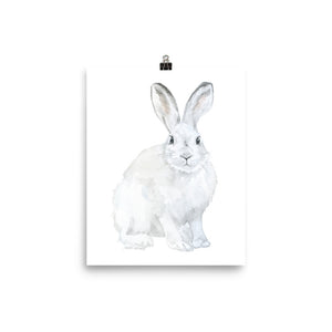 Arctic Rabbit Watercolor