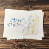Polar Bears Christmas Cards Set of 10