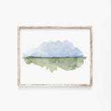 Minimalist Landscape Watercolor Fine Art Print